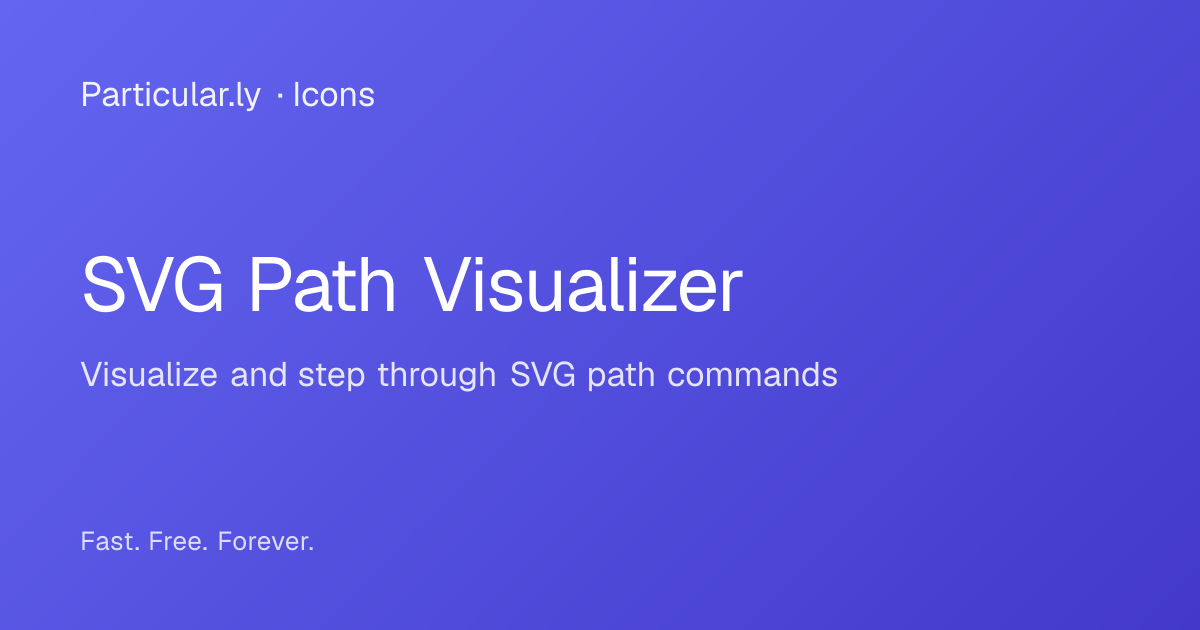SVG Path Visualizer - Free Online Tool | Particularly